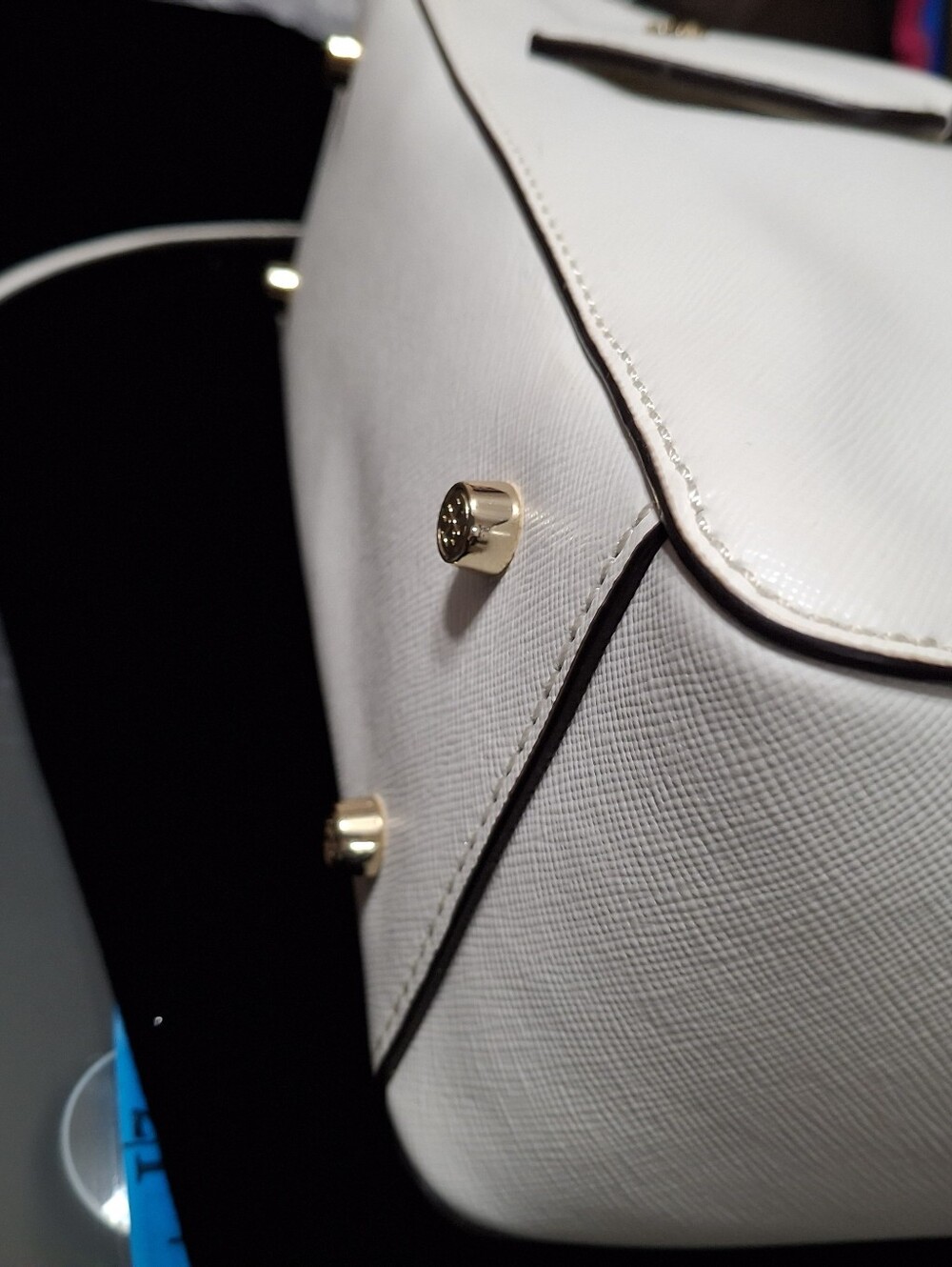 Tory Burch Mini Square Robinson satchel bag in Ivory 9.5x6x4 - Picture 15 of 15